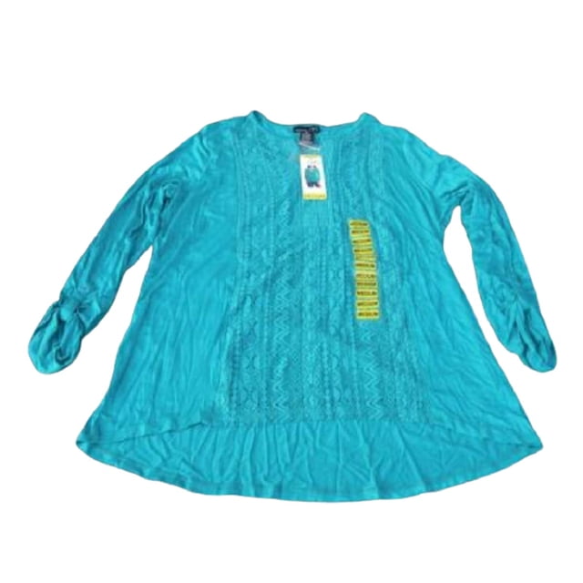 Blusa RXB para mujer color verde viridiano talla S