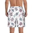 thumbnail image 3 of Naloa Tribal Style Turtle Men's Beach Shorts, Surfing shorts, Swim trunks, Quick Dry Swim Trunks for Surfing Beach Fun - 3X-Large, 3 of 9
