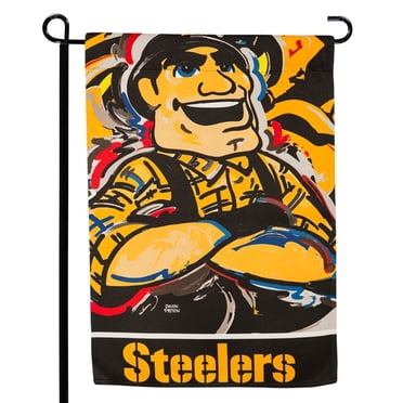 Pittsburgh Steelers Garden Flag | Double-Sided NFL Team Decor | 12.5x18 Inch Polyester