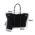 thumbnail image 2 of Bolsa de playa multiusos Bolsa de fitness elegante bolsa de piscina grande Bolsa de hombro Totalizador de playa con bolso pequeño, 2 of 5