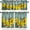 Style-2, variant on Rod Pocket Window Valances, Rustic Sunflower Kitchen Short Curtain Valance Windows Treatment Drapes Sets, Yellow Floral Blooming Kitchen Curtains for Farmhouse Living Room Bedroom 54x24 Inch, 3 Piece