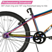 Hiland BMX BIKE 24 & 26 inch, Beginner-Level to Advanced Riders with 2 Pegs for Adults, Multiple Colors