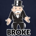 thumbnail image 3 of CafePress - Monopoly Broke Hoodie (Dark) - Pullover Hoodie, Classic, Comfortable Hooded Sweatshirt, 3 of 4