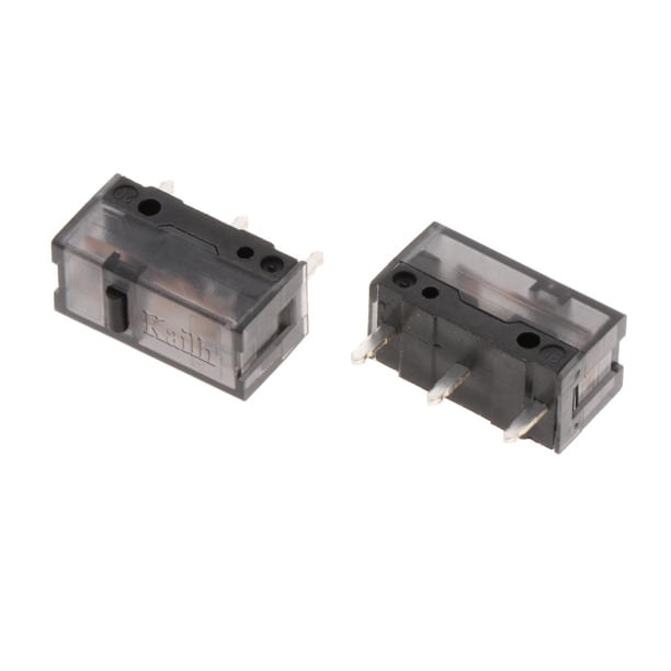 Surtido de botón izquierdo y derecho de ratón con Microinterruptor Yotijar Interruptor táctil para ratones de computadora GM8.0 Trackballs 2 piezas Micro interruptor