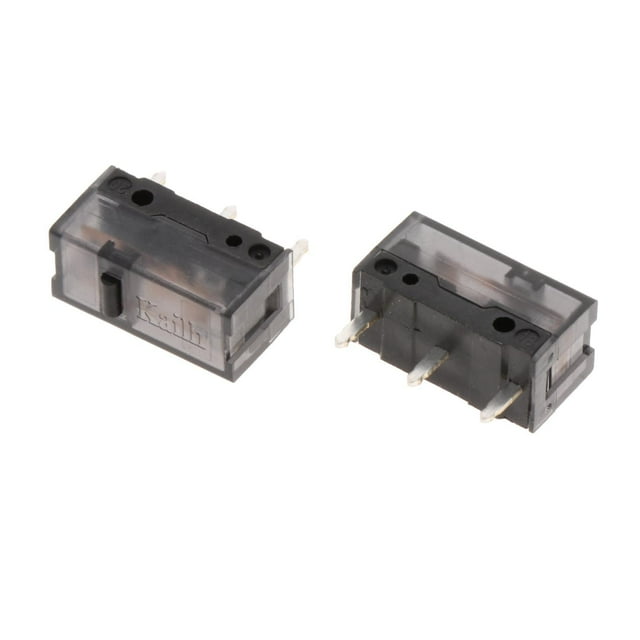 Micro Interruptor de Ratón, Botón Izquierdo Y Derecho, Surtido, Interruptor para GM8.0, Ratón de Ordenador, Trackballs, Configuración de Pr 2 piezas Gloria Micro interruptor