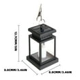 thumbnail image 3 of Oggfader Solar Lights Outdoor Waterproof Retro Outdoor Garden Decoration Hanging Lantern Portable LED Solar Lantern, 3 of 9