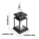 thumbnail image 3 of Farol Solar Retro, Led, Exterior, Plástico Abs Resistente, Solar Bajo Consumo, Luminaria Ideal Jardín, 9 X 9 X 13 Cm., 3 of 7