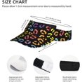 thumbnail image 4 of Rainbow LGBT Gay Pride Womens Sun Visor Hat Wide Brim Summer Protection Beach Sport Cap for Women Men, 4 of 8