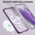 thumbnail image 4 of Samsung Galaxy S23 Plus Case Diamond Platinum Collection Hybrid Bumper Protective Phone Case, Soft, Sleek Protection, Slim Design, Matte Finish - Purple, 4 of 5