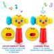 thumbnail image 3 of Juguetes para bebés Martillo de juguete con música ligera de 12 a 18 meses Juguetes para bebés Ojos cambiantes divertidos Martillo de juguete para niños de 1 año (solo pronunciación en inglés) Rojo Verde, 3 of 5