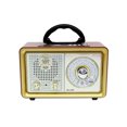 thumbnail image 1 of Radio portátil, Radio Vintage Bluetooth FM/AM/SW, Radio Bluetooth Retro de diseño clásico de madera, Radio Vintage compatible kaili Sencillez, 1 of 5