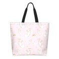 thumbnail image 1 of Balery Rainboe And Rabbit Bolsa Tote Estilo Estético con Cremalleras, Bolsa de Hombro, Bolsa de Compras Grande y Plegable, 1 of 8