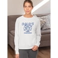 thumbnail image 2 of Tokyo Championship Peony Flower Sweatshirt Women -Image by Shutterstock, Female XX-Large, 2 of 4