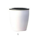 thumbnail image 2 of ionze Home Textiles Lazy Flower Pot Automatic Water Absorption Plastic Pot Green Plant Water Culture Home Textile Storage （White S）, 2 of 2
