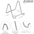 thumbnail image 4 of Tripar 4" Silver Color Metal Square Wire Stand, 4 of 5
