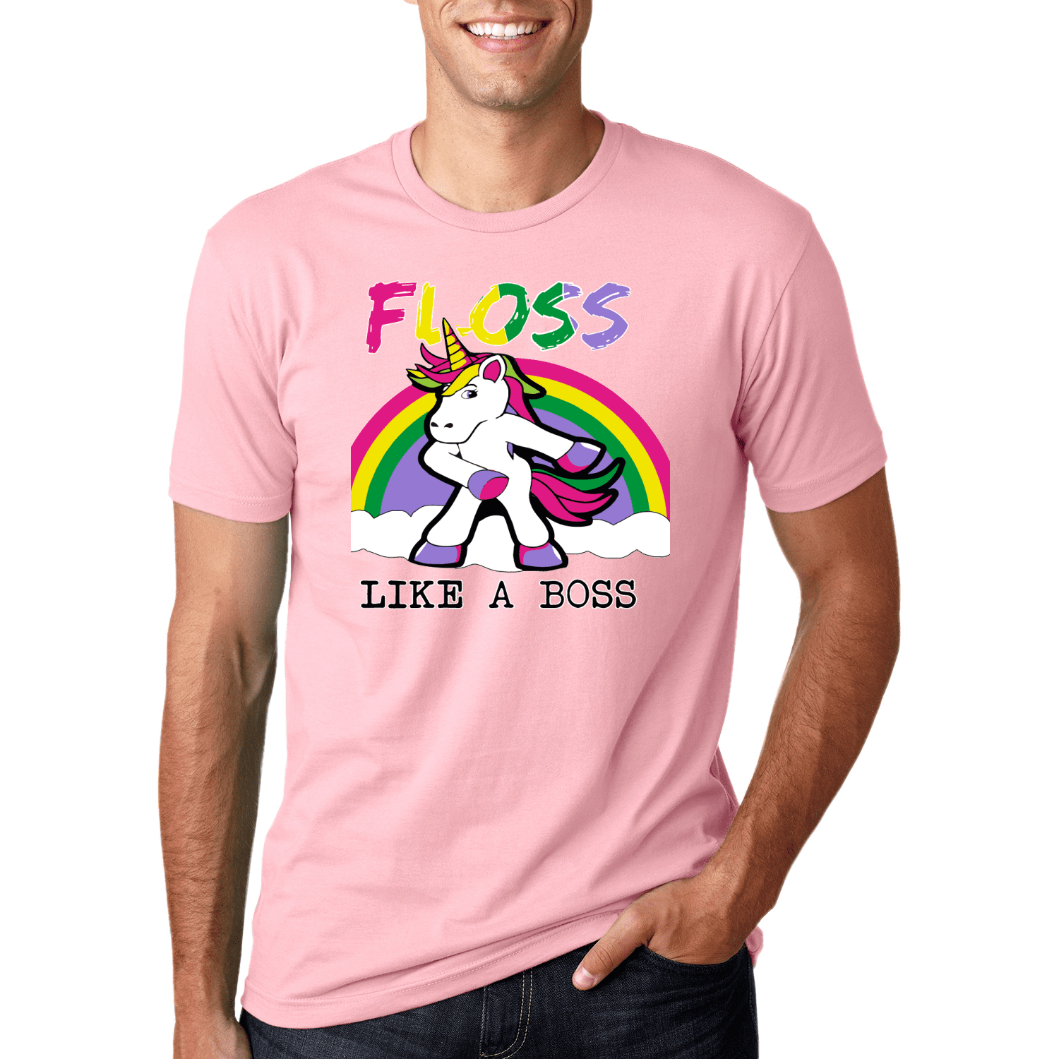Boss Cute Unicorn LGBT Pride Graphic 