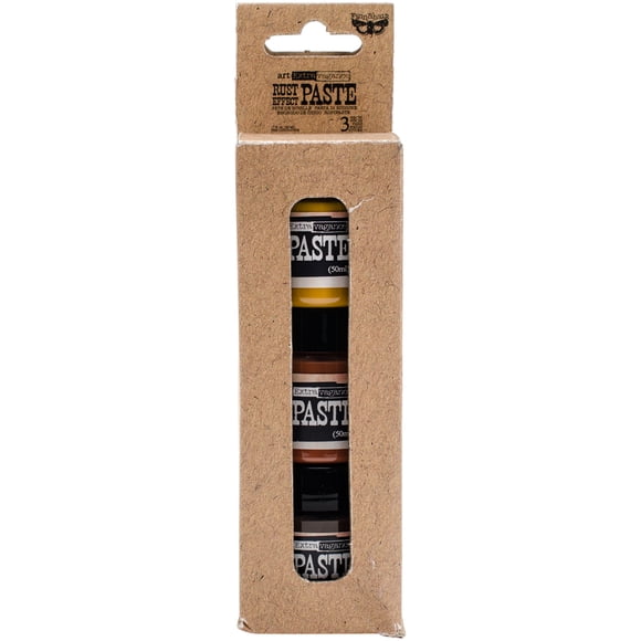 Finnabair Art Extravagence Rust Effect Paste 50ml Jars 3/Pkg-3 Colors