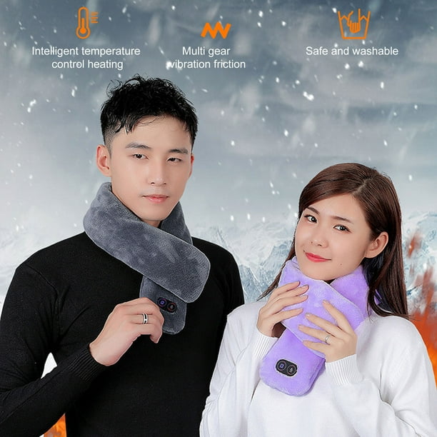Heated Scarf, Neck Heating Pad for Pain Relief, Rechargable Heated Neck
