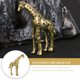 thumbnail image 5 of Estatuas de jirafa de latón figura animal de latón decoraciones de animales de latón suministros para el hogar, 5 of 6