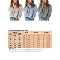 thumbnail image 2 of Fangasis Women Jumper Tops Winter Warm Sweater Long Sleeve Knitted Sweaters Ladies Loose Pullover Knitwear Chic Blue M, 2 of 2