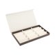 thumbnail image 2 of Caja de gafas Caja de gafas de de Almacenador de lentes de almacenamiento Organizador de de Organizador para la tienda Cajón de escritorio de Café, 2 of 8