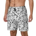 thumbnail image 1 of Balery winter Ski Element Bañador para hombre, shorts de playa de secado rápido con entrepierna y forro de compresión-XX-Large, 1 of 6