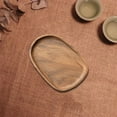 thumbnail image 6 of Round Natural Wood Tea Serving Platter with Storage - All-in-One Tray for Beverages, Cups, Parties, Easy Clean Dry Brew Home Decor, 6 of 6