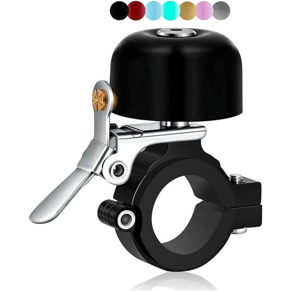 Bike Bell Classic Brass Bicycle Bell,Bike Bells for Adults Kids,Loud Sound Bells Fit for 0.87-1.25in/22.2-31.8mm Bicycle Handlebars,Road Mountain Bike Accessories.