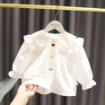 thumbnail image 3 of Esaierr Baby Girls Embroidery Shirts for Toddler Newborn T-Shirts Cute Love Long-Sleeved Cotton Tops, Children's Autumn Must-Have Tee 9M-4T, 3 of 5