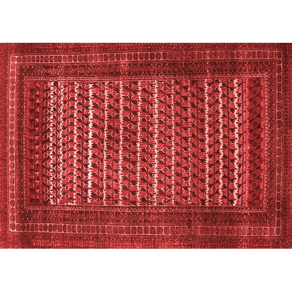 Ahgly Company Indoor Rectangle Persian Red Traditional Area Rugs, 5' x 7'
