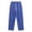Blue, variant on Men's 100% Cotton Cargo Pants, Loose Fit Multi‑Button Flap Pockets Drawstring Hem Work Trousers, Breathable Casual Outdoor Hiking Camping Pants XS‑3XL