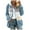 Blue, variant on Tiqkatyck Winter Jackets for Women, Women's Winter Hooded Coat Warm Wool Coat Plush Coat with Pockets Outerwear Long Sleeve Jacket With Zipper Fleece Jacket Women, Winter Coats for Women Black L