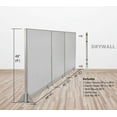 thumbnail image 2 of GOF Wall Mounted Office Partition, Privacy Screen, Room Divider (120”W x 48”H), 2 of 10