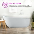 thumbnail image 3 of Vanity Art 67" 32" Solid Surface Resin Stone Freestanding Bathtub, 3 of 7
