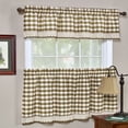 thumbnail image 1 of Buffalo Check Tier Pair - 58x36 - Taupe, 1 of 6