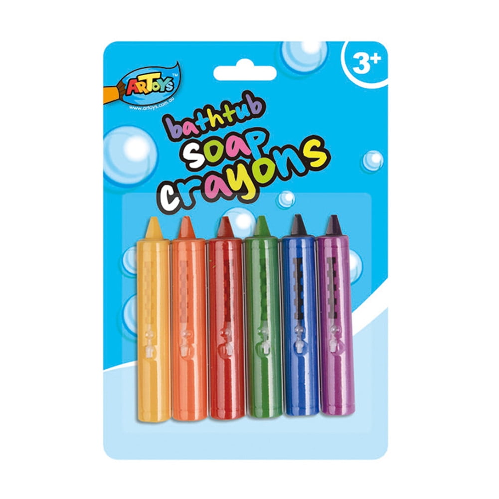 Kids Bathtub Crayons Bath Toy Draw In The Tub , 6 Count Walmart Canada