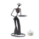 thumbnail image 1 of Candelabro de pilar Macarena figura de mujer en jeans negro, 1 of 8