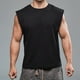 thumbnail image 4 of Playeras Cuello V Para Hombre, Camiseta Sin Mangas De Gimnasio Para Culturismo, Camiseta De Entrenamiento Con Corte Muscular, Camiseta Sin Mangas De Fitness, 4 of 6