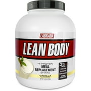 Labrada Lean Body Meal Replacement Powder, Vanilla, 35g Protein, 4.63 LBs, 30 servings