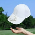 thumbnail image 5 of Rechargeable Fan Baseball Cap with UPF50+ Sunscreen and 1100mAh Battery, Type-C USB Fan Hat for Couples Travel Leisure Outdoor Sports Long Lasting Breeze, 5 of 7