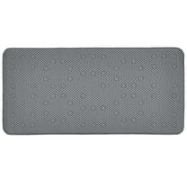 Bath Bliss Extra Long Cushioned Bath Mat in Dark Grey