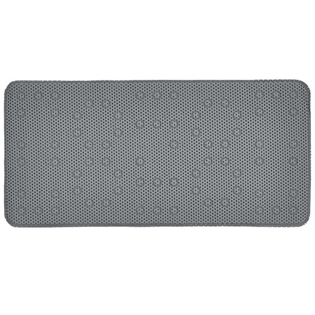 Bath Bliss Extra Long Cushioned Bath Mat in Dark Grey
