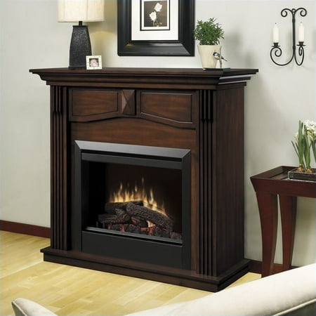 Dimplex Holbrook Mantel Electric Fireplace Walnut Walmart Com