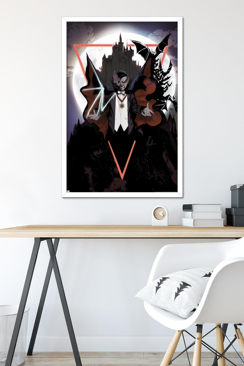 Dracula - Illustration Wall Poster, 22.375" x 34" Framed