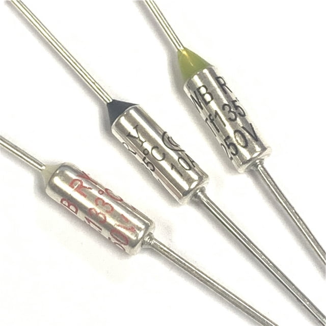 Pack of 100 Thermal Fuse Handy Installation Craftsmanship Temperature Fuses Compact Size Controller Thermostat Switch Metal Fuze 216°