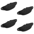 thumbnail image 3 of SaKeGa Pack 4 Drawer Pulls Flat Black Cabinet Cup Pulls Kitchen Hardware Cabinet Handles Matte Black Drawer Handles Pulls, 3 of 6