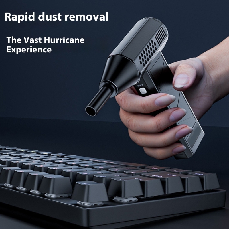 Air Duster And Blower 3 Speed Setting 130000RPM Cordless Portable For Keyboards
