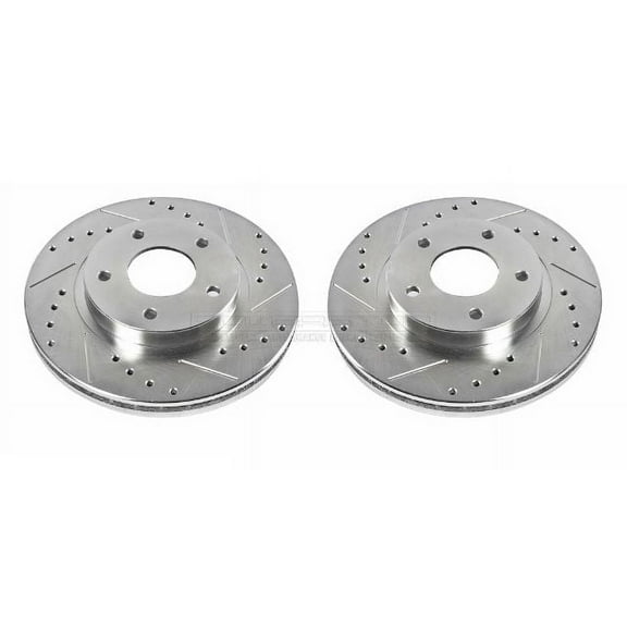Power Stop JBR918XPR Evolution Drilled & Slotted Rotors -Front
