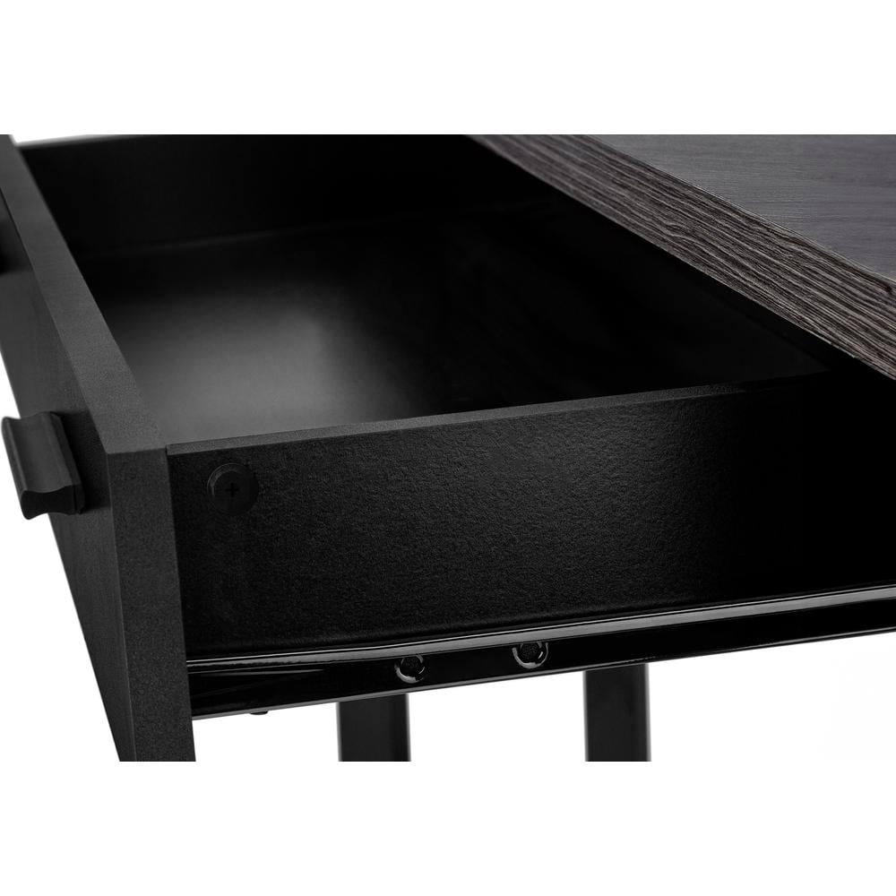 Computer Desk Home Office Corner 42"L Work Laptop Metal Black