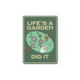 thumbnail image 2 of Life's a Garden Novelty Decor, Metal Wall Sign - 10x14 Inches, 2 of 4